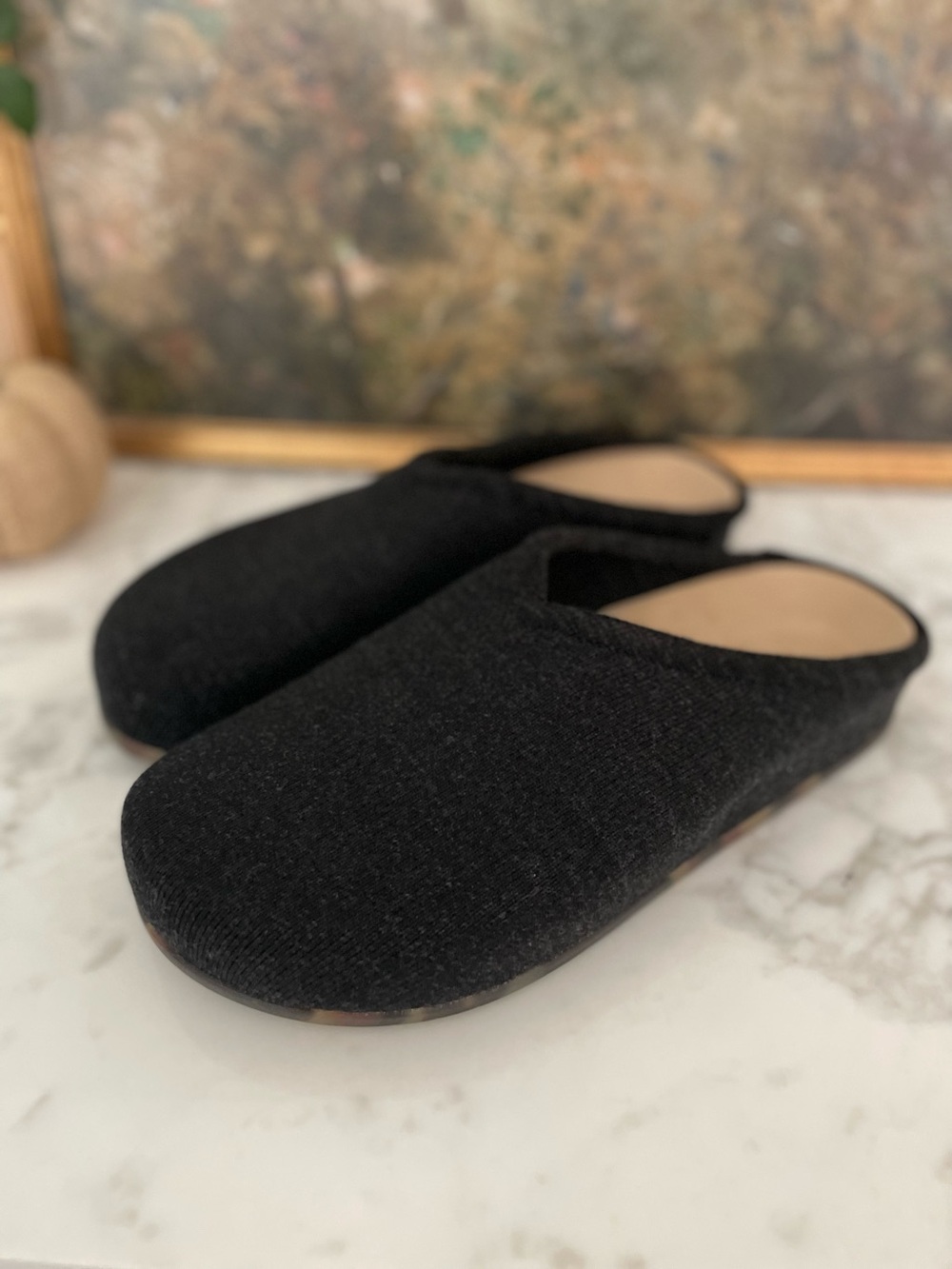 Rothy’s The Casual Clog Soft Black Size 11 Womens Mule Moccasin Slippers